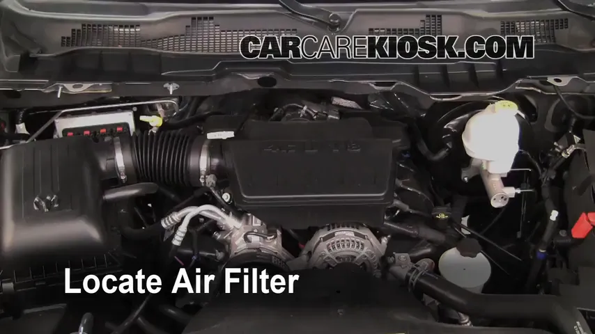 2011 Ram 1500 SLT 4.7L V8 FlexFuel Crew Cab Pickup Air Filter (Engine)